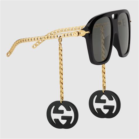 gucci runway sunglasses 2018|gucci sunglasses with charms.